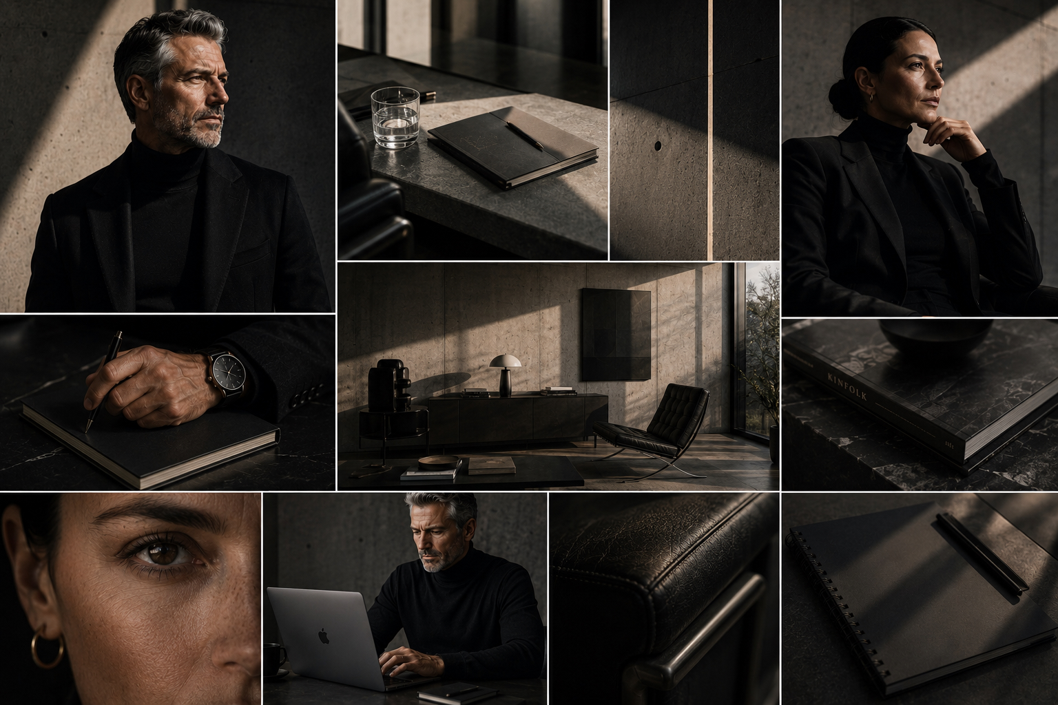 Kuratierte AI Brand Visuals als zusammenhängende Personal Brand Bildwelt für Website, Social Media und Kampagnen